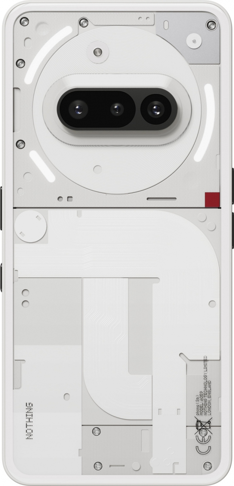 Nothing Phone (3a) telefon, 256/12 GB, hvit