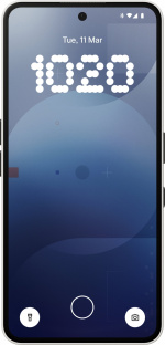 Nothing Phone (3a) telefon, 256/12 GB, hvit