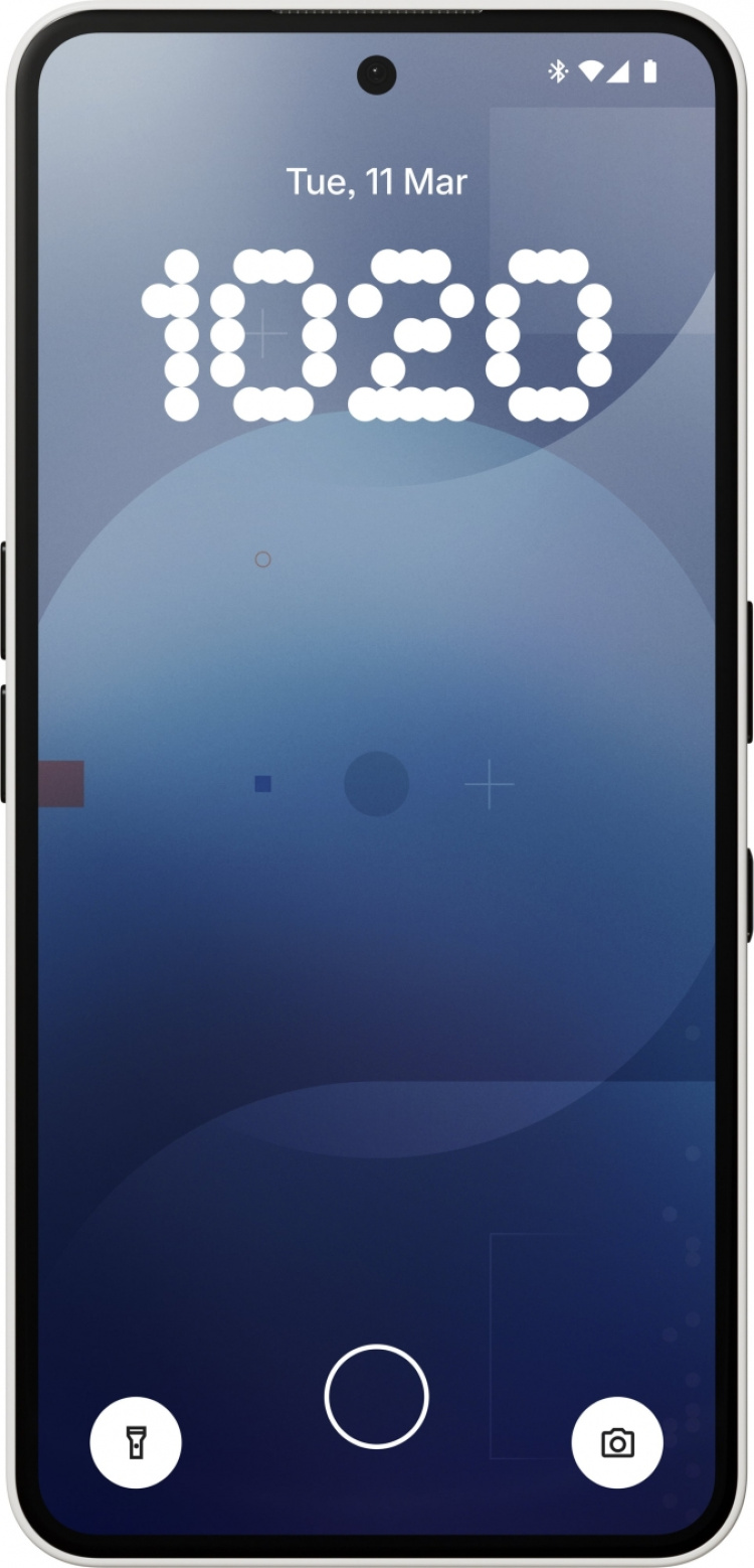 Nothing Phone (3a) telefon, 256/12 GB, hvit