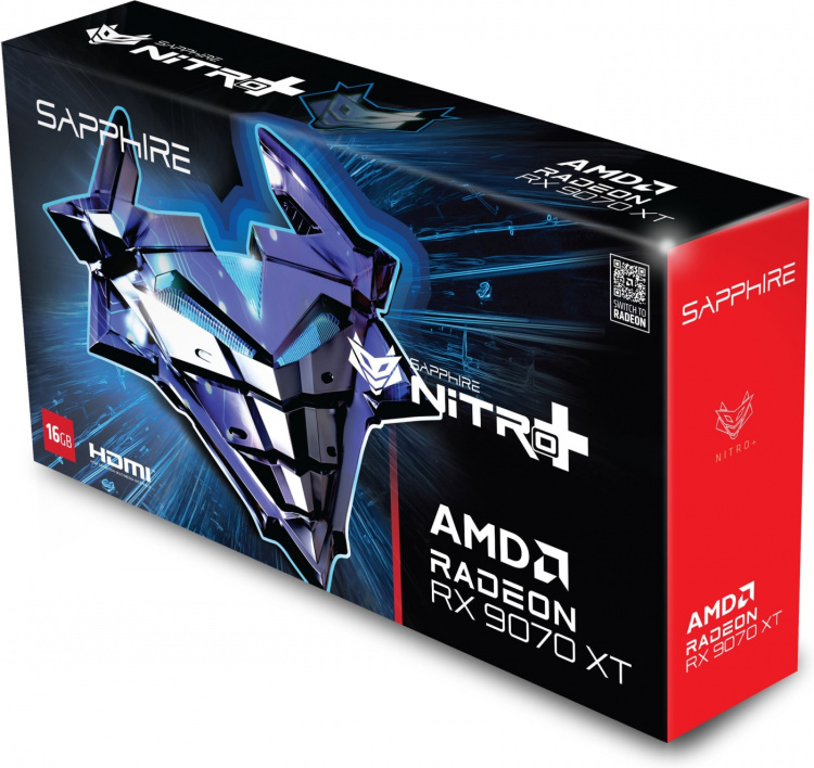 Sapphire Technologies Sapphire NITRO+ AMD Radeon RX 9070 XT OC-grafikkort