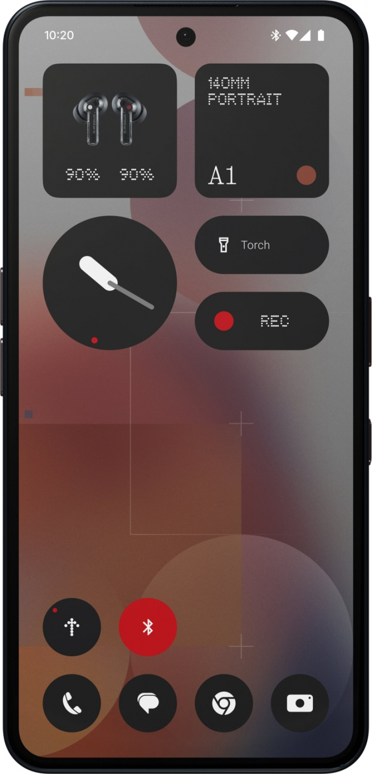 Nothing Phone (3a) Pro-telefon, 256/12 GB, svart