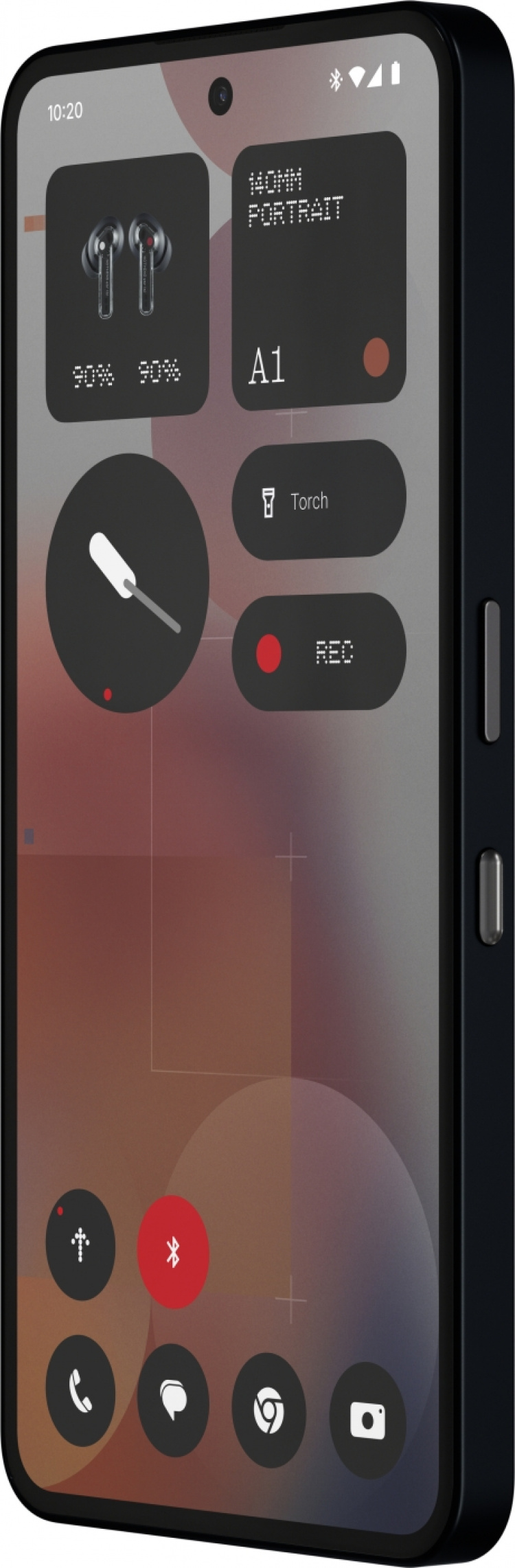 Nothing Phone (3a) Pro-telefon, 256/12 GB, svart