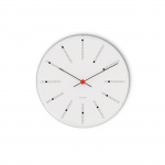 Arne Jacobsen Clocks Arne Jacobsen – Bankers veggklokke – Ø29 cm – Hvit