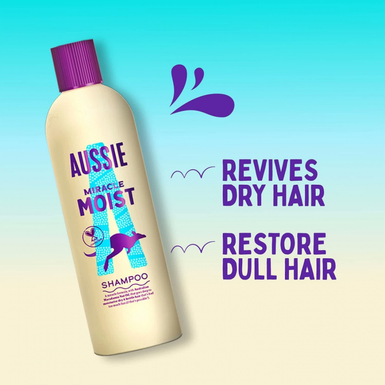 Aussie Miracle Moist Schampo 300ml