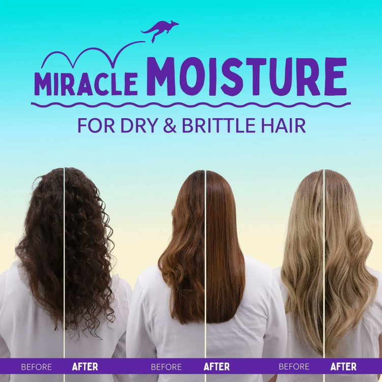 Aussie Miracle Moist Schampo 300ml