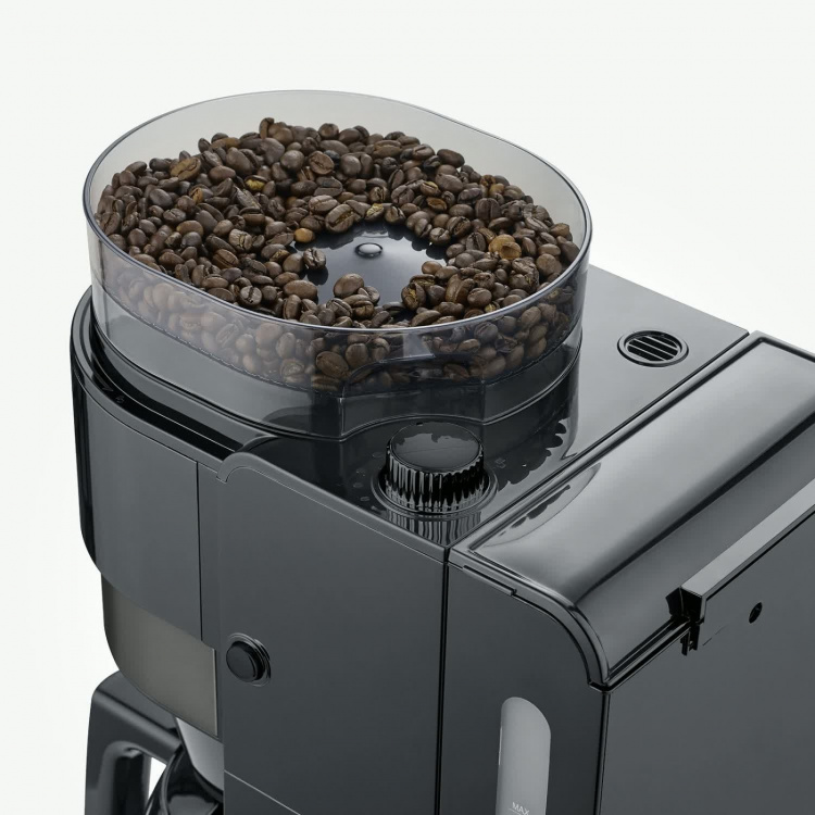 Severin Kaffebryggare med kvarn Dark Inox KA 4830