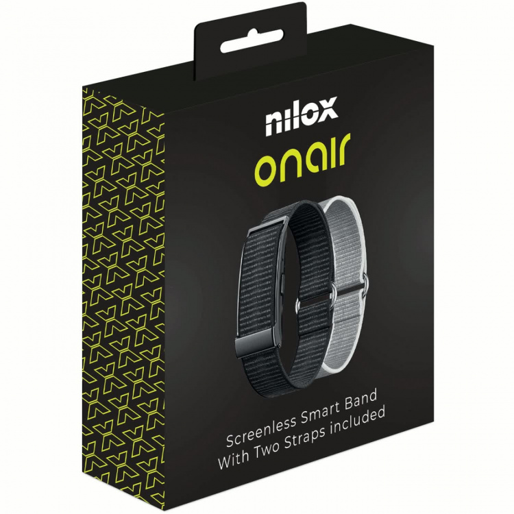 Nilox OnAir Aktivitetsband utan display Svart + Silver