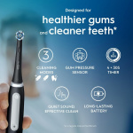 Oral B Borsthuvud iO White Clean Black
