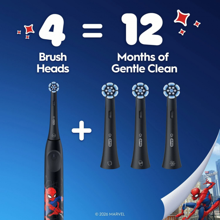 Oral B Borsthuvud iO Gentle Care Spiderman 2st