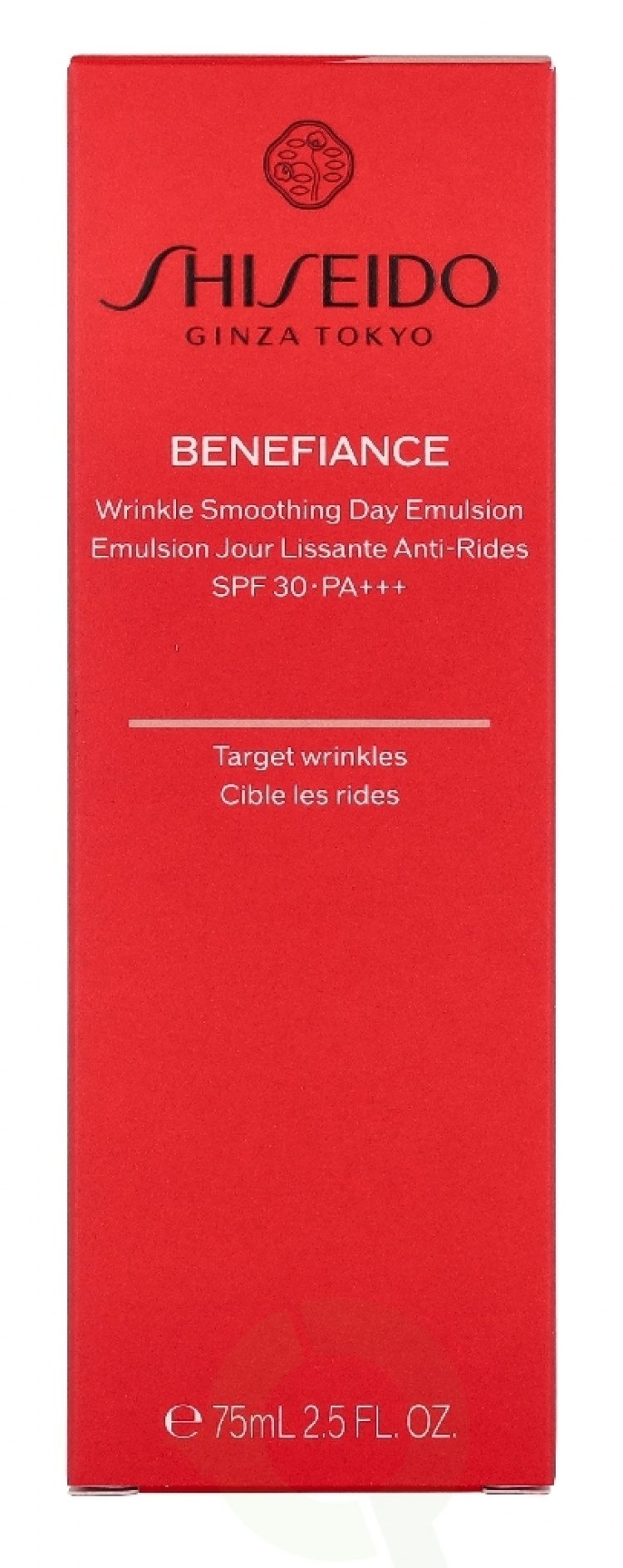 Shiseido Benefiance Wrinkle Smoothing Day Emulsion SPF20 75 ml