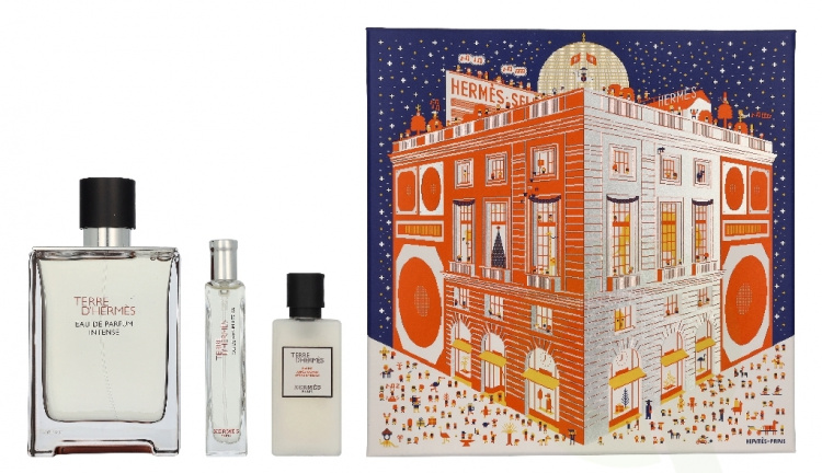 Hermes Terre D\'Hermes Giftset 155 ml Edp Spray Intense 100ml/Edp Spray Intense Spray 15ml/After Shave Balm 40ml