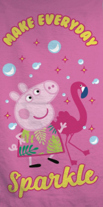 BrandMac Håndkle – 70 x 140 cm – Peppa Pig (113501)