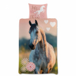 BrandMac Sengetøy – Juniorstørrelse 100 x 140 cm – Hest (1029370)