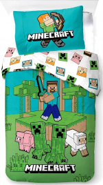 BrandMac Sengetøy – voksenstørrelse 140 x 200 cm – Minecraft Jungle Explore (1029465)