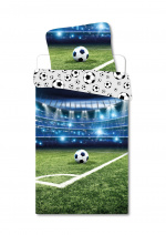 BrandMac Sengetøy – Juniorstørrelse 100 x 140 cm – Fotballstadion (1000916)