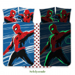 BrandMac Sengetøy – Juniorstørrelse 100 x 140 cm – Spiderman 1053 Glow (1029355)