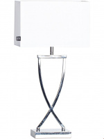 By Rydéns Bordlampe Omega 52 cm krom/hvit 2820430-5000By Rydéns