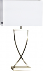 By Rydéns Bordlampe Omega 69 cm messing/hvit 2829620-5000By Rydéns