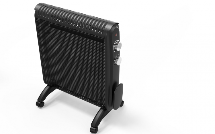 Booster Elektrisk radiator II 2000 W, svartBooster