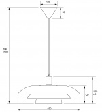 Aneta Taklampe EPSILON 15108-12Aneta