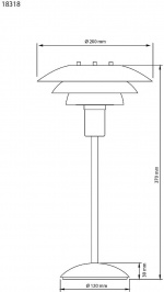 Aneta Bordlampe EPSILON 18318-12 GrønnAneta