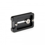 3 Legged Thing QR7-plate 38 x 70 mm, Arca-kompatibel QR-plate, svart