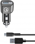 Cellularline Mobilutstyr: 15 W billader tilpasset Huawei, inkl. USB