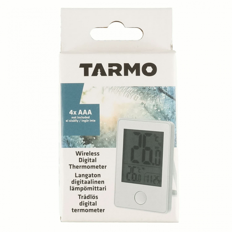 Tarmo Trådlös termometer, digital inne/ute