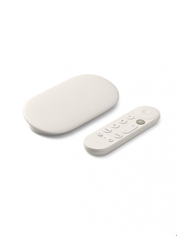 Google Mediaspelare Google TV Streamer 4K, Bundle - Porcelain Google