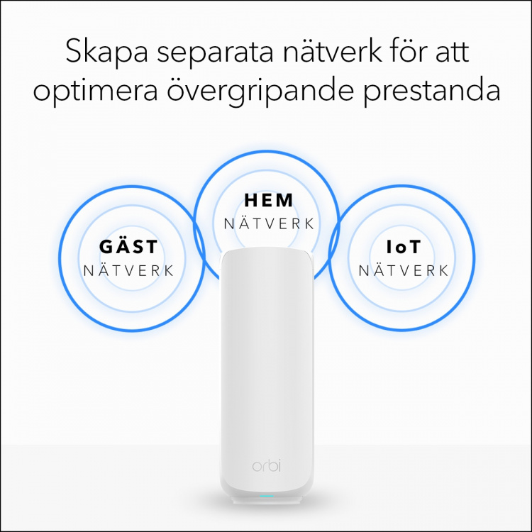 Netgear Router Orbi 370 Series Dual-Band WiFi 7 Mesh 3-Pack NETGEAR