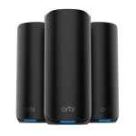 Netgear Router ORBI8 TB WIFI7 3-Pack Black Bundle NETGEAR