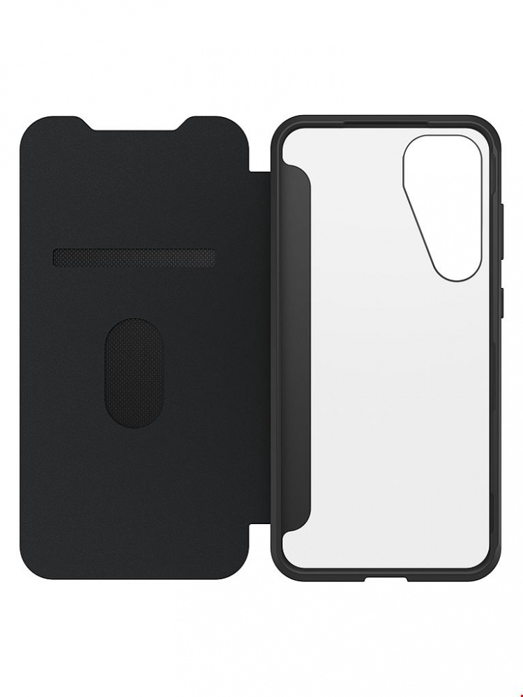 Otterbox React Folio Samsung Galaxy S25+ Black Crystal - clear/black