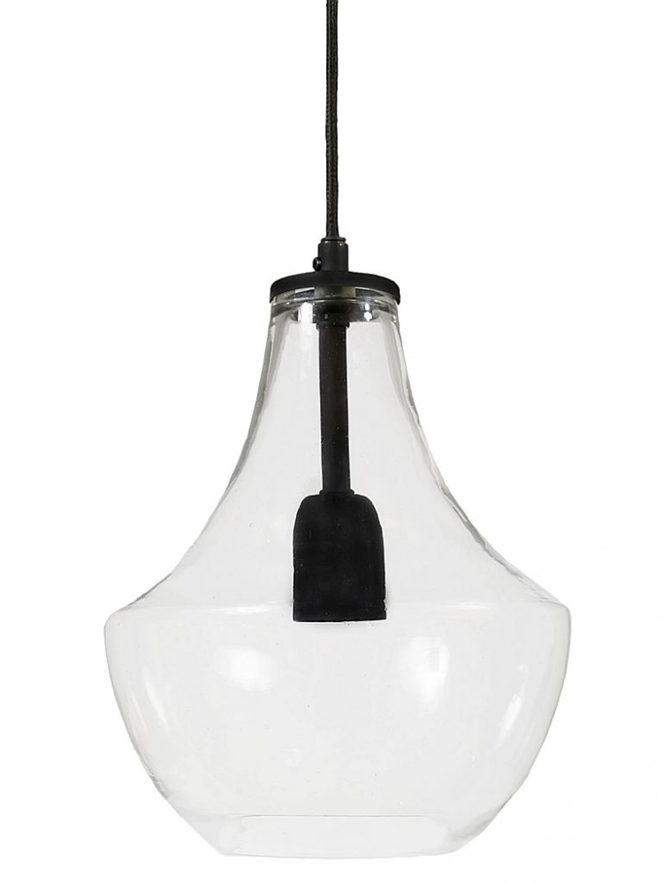 PR Home Taklampa Hamilton Clear/black 21cm PR Home
