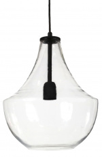 PR Home Taklampa Hamilton Clear/black 30cm PR Home