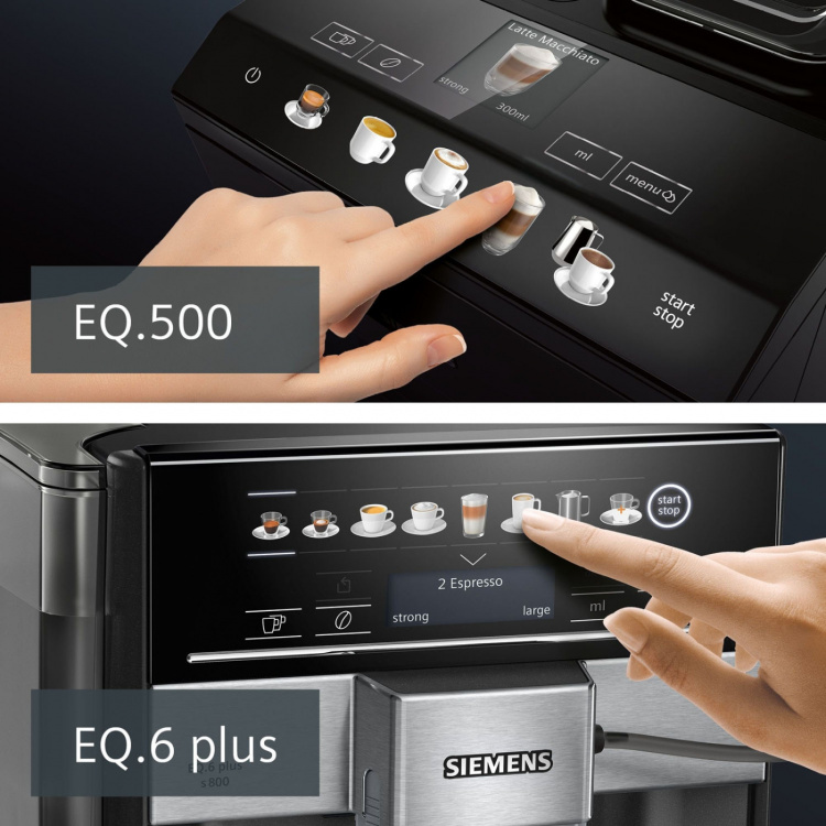 Siemens Espressomaskin helautomatisk EQ.6 plus TE654319RW Siemens