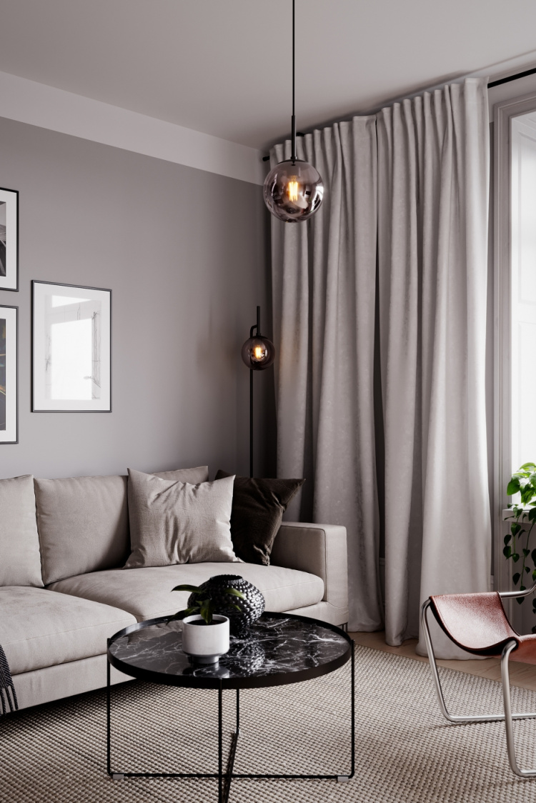By Rydéns Golvlampa Boyle rökgrå 4100930-4505 By Rydéns