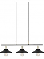 Globen Lighting Taklampa Disc 3 Svart Globen Lighting
