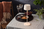 Konstsmide Bordslampa Positano vit USB Konstsmide