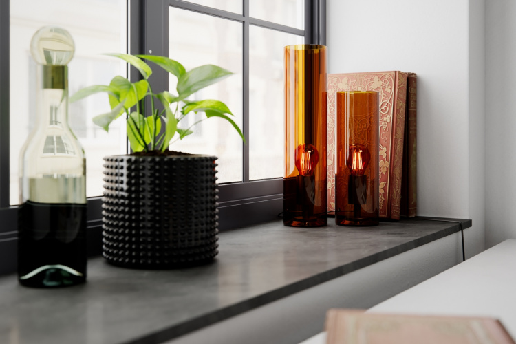 By Rydéns Bordslampa Flake konjak 30 cm 2820570-5512 By Rydéns