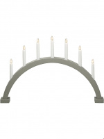 Konstsmide Elljusstake 7-arm båge 7 lj grå/grön 2272-965 Konstsmide